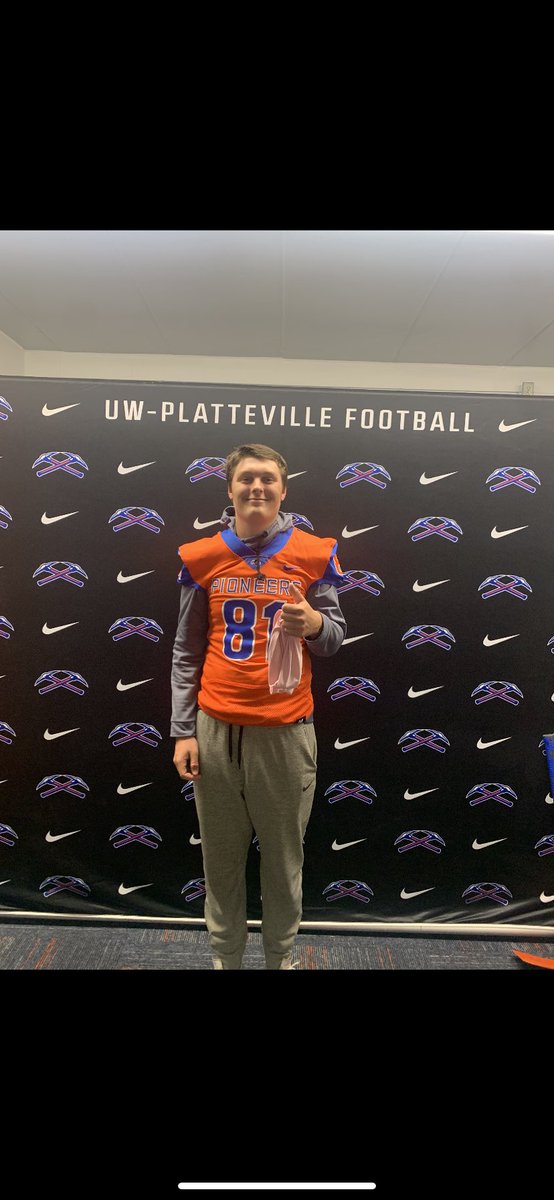 Had a great visit at UW-Platteville today! Thank you to the coaching staff for this amazing opportunity! <a href="/CoachHoover9/">Tim Hoover</a>