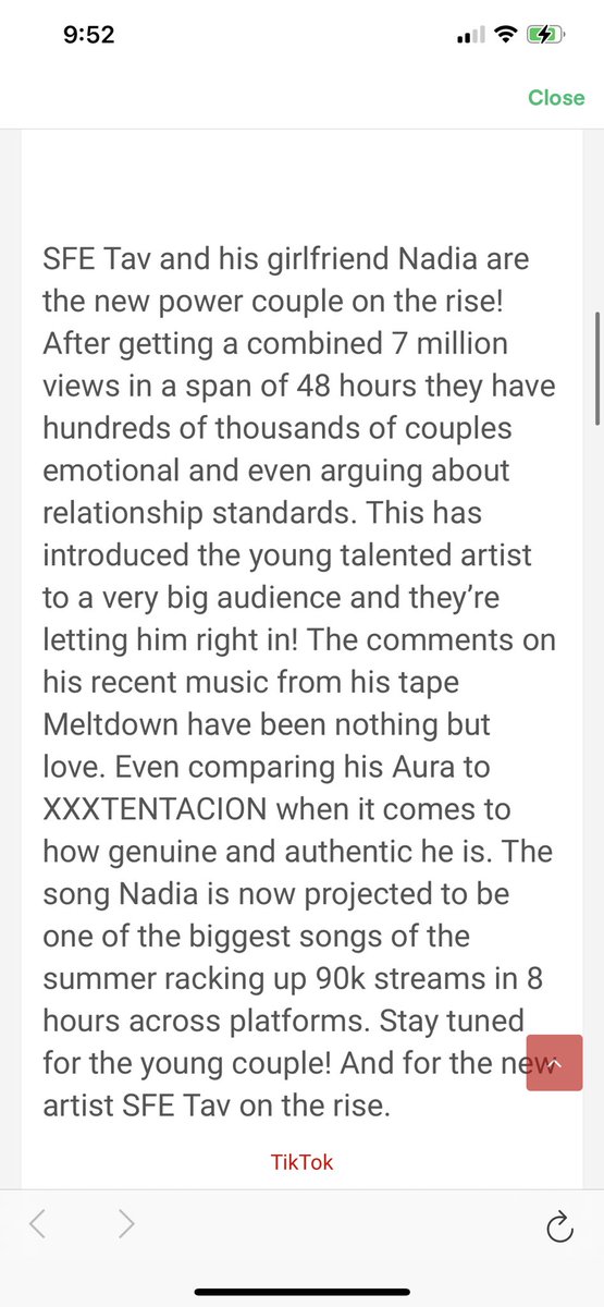 shine4eternity's tweet photo. #SFETav and #Nadia being put into an article together for the first time of many. https://t.co/L5u5NaSKfr