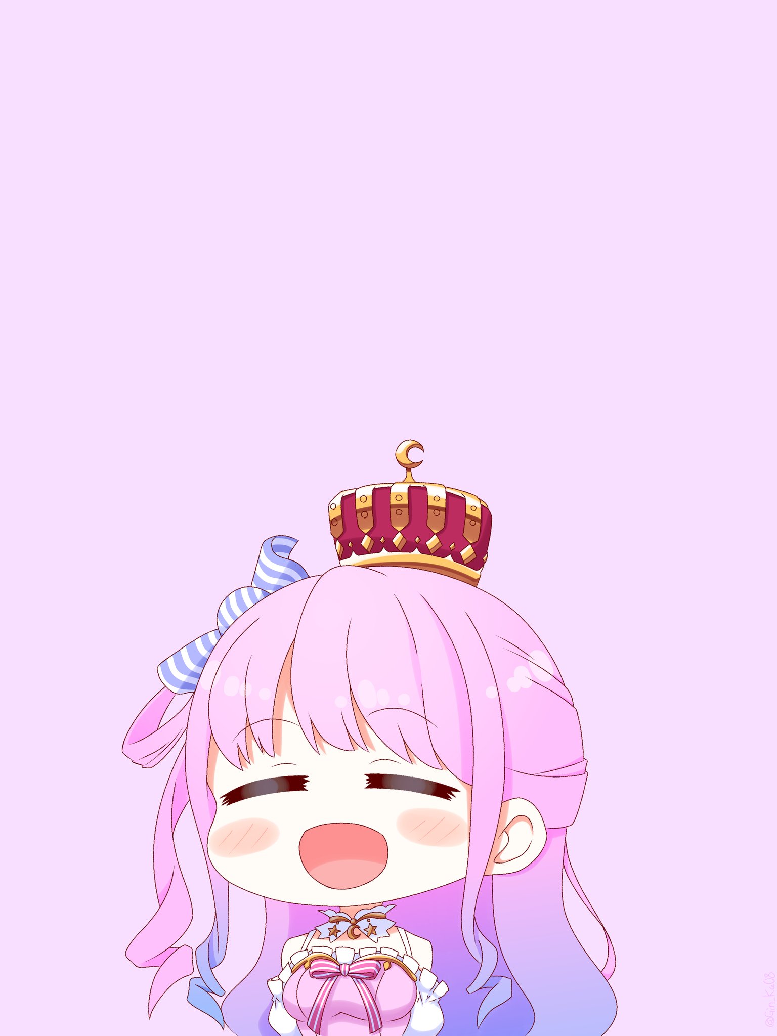 吟菓 ホロイラスト 待ち受け用 その4 ルーナ様 癒し系お姫さま 時折おとなっぽい 声が出るところも良きかな ルーナート T Co Mnviuqvhcm Twitter
