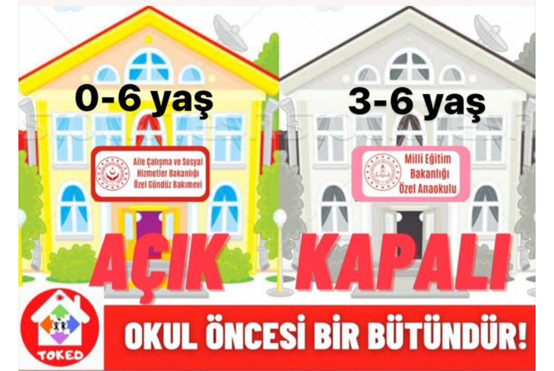 SerpilD18691860's tweet photo. #cocuklaisemigidelim. Sağlık nedeni ile mi kapandık. Bu ayrımcılık neden? https://t.co/DaLx2uXHHJ