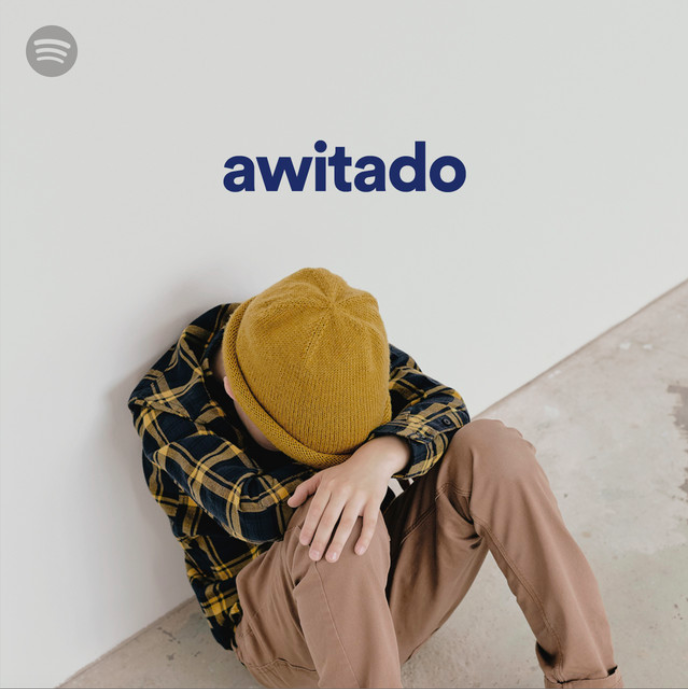 SpotifyMexico's tweet photo. A todos los que les salió la playlist "Awitado" como recomendada... les mando también un abrazo. 🥺😞https://t.co/Sw7KHTAglt https://t.co/mODmLxoYLj