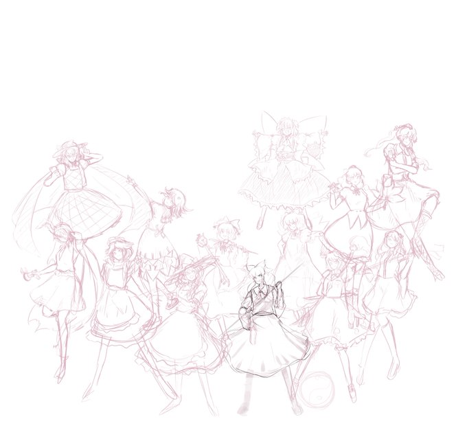 #東方Project #東方 #イラスト好きな人と繋がりたい #絵描きさんと繋がりたい
コアなファンぐらいしか知らないキャラが居ますね…
まぁ"紅魔の3人目"という事で