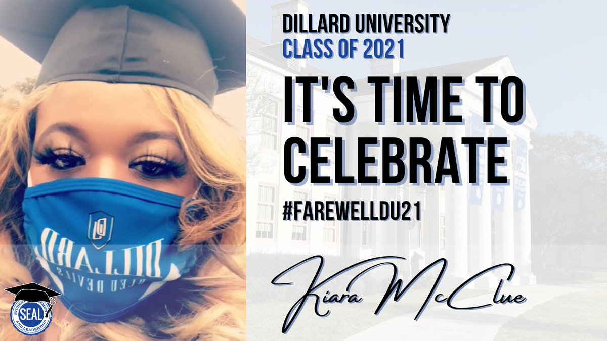 DU_SEAL's tweet photo. Kiara McClue is Chemistry/Mathematics major from New Orleans, Louisiana. She has been involved in organizations and programs such as liturgical dance, MAPS, Black Ivy and Melanin Model. Her favorite DU Memory is attending Chapel with friends. 

#FarewellDU21 https://t.co/t4qOXy3isK