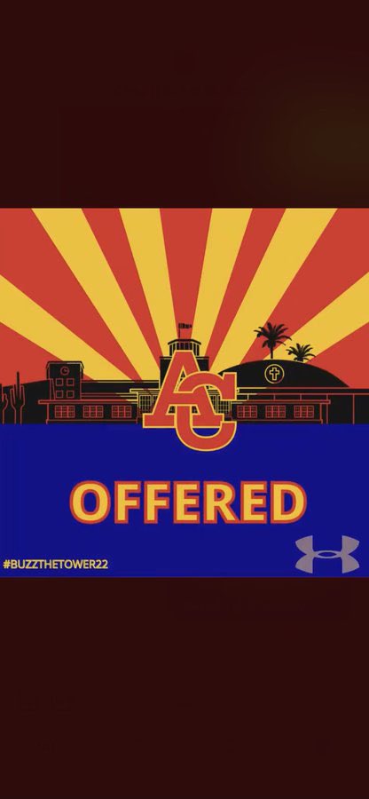 After a good talk with <a href="/KevinHallJr4/">Kevin Hall Jr</a> and @coach_SCoop I am BLESSED to receive my first offer from @ACUFootball1 🙏🏽🙏🏽🙏🏽 <a href="/CoachElauer51/">Coach Lauer</a> <a href="/CodyTCameron/">Cody Cameron</a> <a href="/gridironarizona/">Gridiron Arizona</a> @Demos_Way <a href="/JUSTCHILLY/">Just Chilly</a>