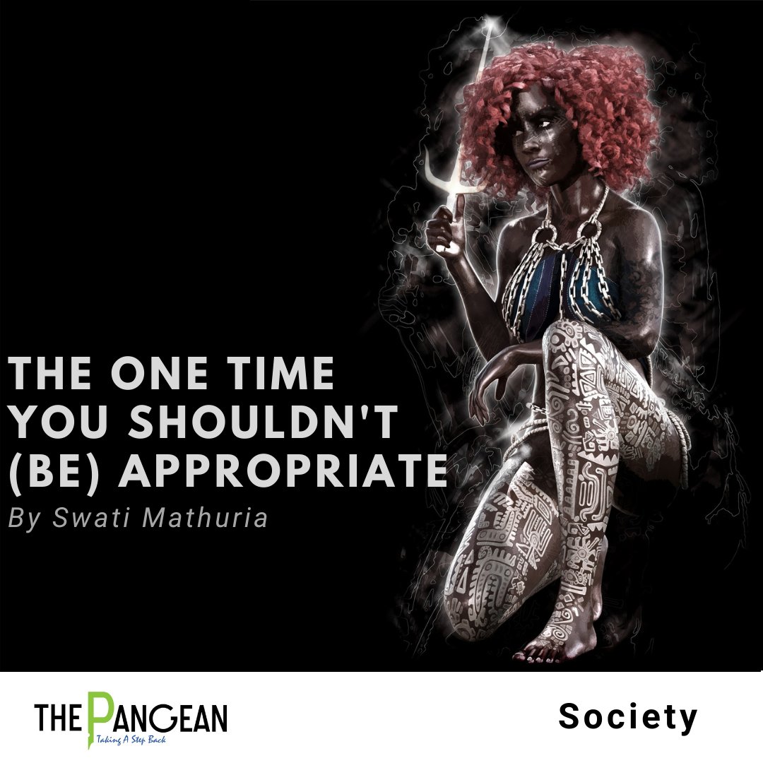 ThePangean's tweet photo. Cultural appropriation is basically plagiarism of the oppressed. Why so? Read on as we understand what makes cultural appropriation disrespectful of the cultures and how it hurts sentiments of communities.

Link: https://t.co/W3VHq1FWoJ

#cultural #approproation #thepangean https://t.co/Mlr9Pi7uH8
