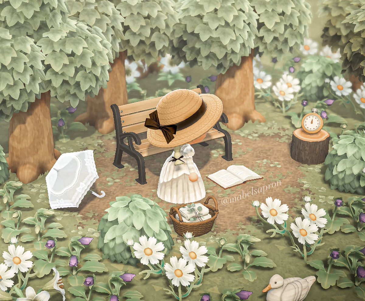 mabelsapron's tweet photo. i recreated the art piece I saw earlier 🦢🤎

#ACNHDesign #AnimalCrossingNewHorizons #AnimalCrossingDesigns https://t.co/eicACgXhOT