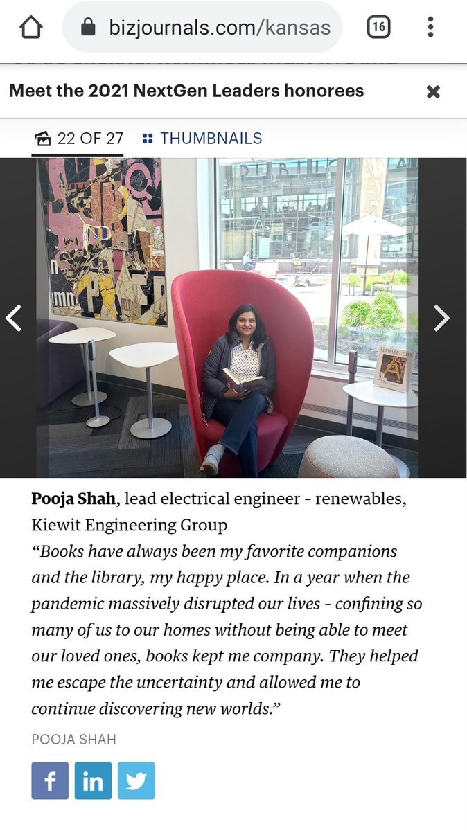 poojashah157's tweet photo. Excited to be recognized as a NextGen Leader by @KCBizJournal! Congrats to all of my fellow honorees! 

https://t.co/XpLlhYPkcA https://t.co/r5oPDgRQnd