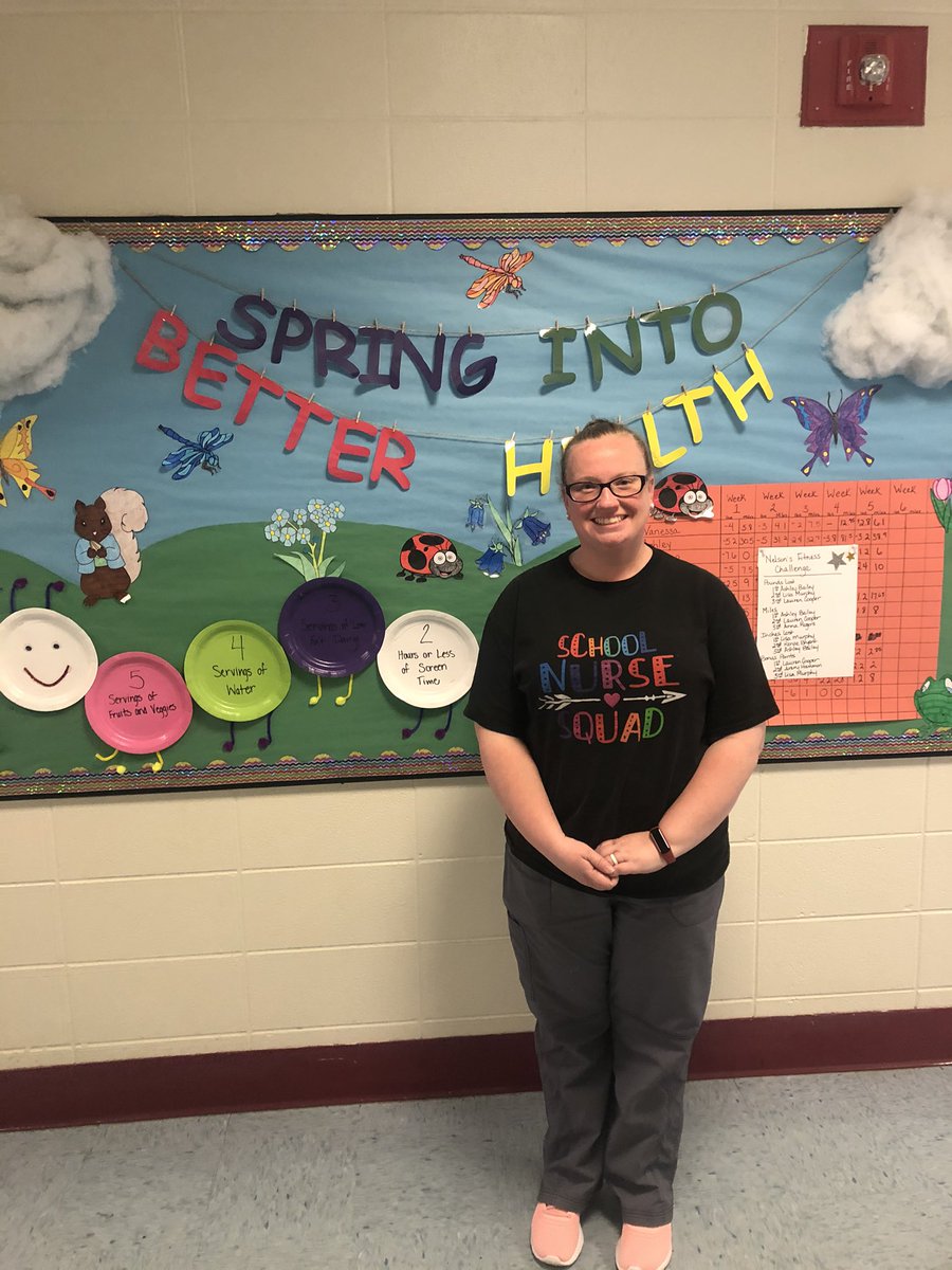 Happy School Nurse's Day! Nelson loves Nurse Vanessa. She takes care of our cubcats everyday!