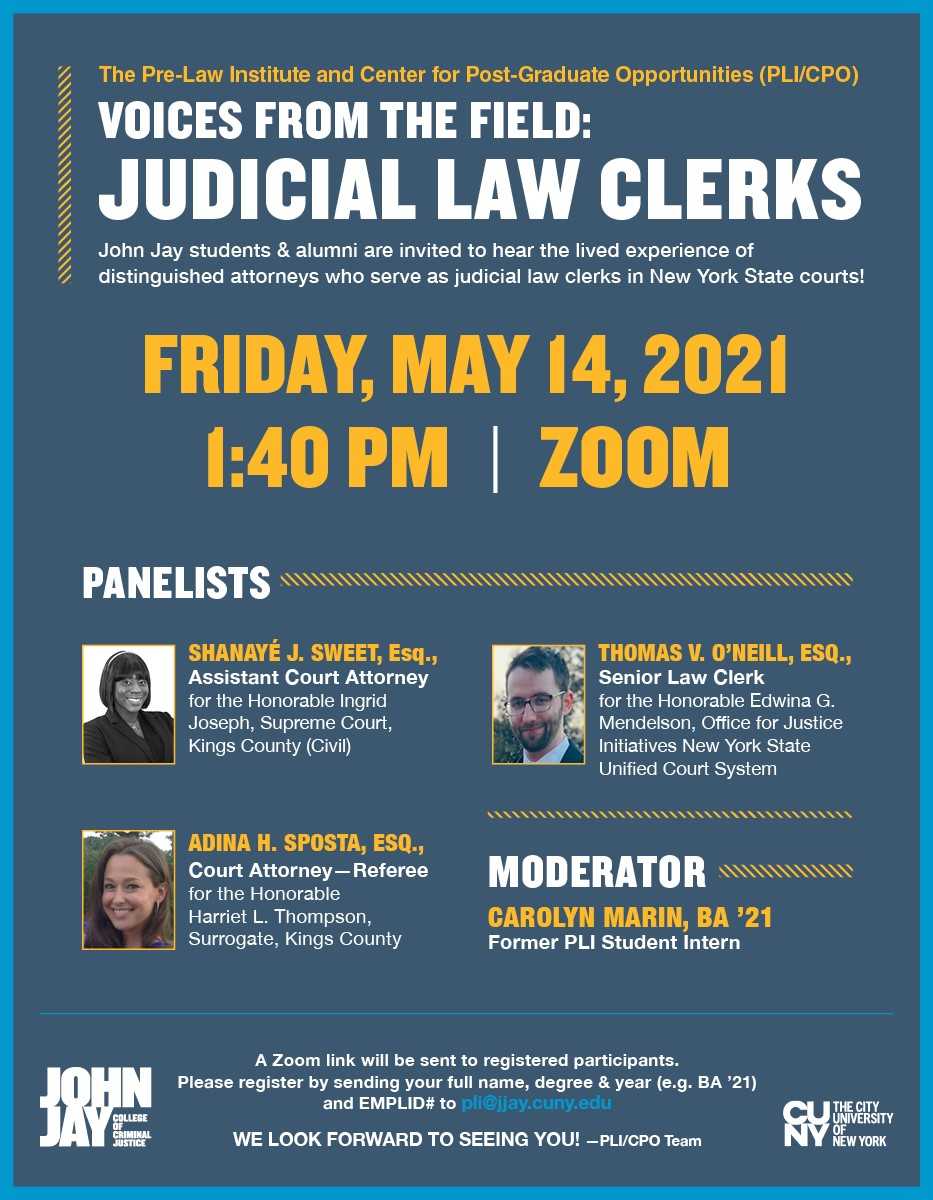 JohnJayPLI's tweet photo. Make sure to register by Friday! https://t.co/6R9ZaJ1ncC