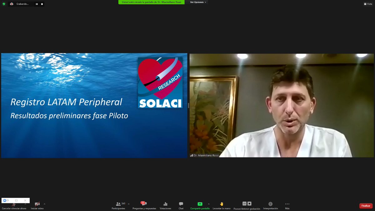 ⭐️¡Finalmente el Registro LATAM Peripheral es una realidad y lo estamos presentando con todos ustedes!
👨‍⚕️ Sigamos trabajando juntos para obtener información clínica de calidad que nos permita determinar mejores conductas terapéuticas para asistir a nuestros pacientes.