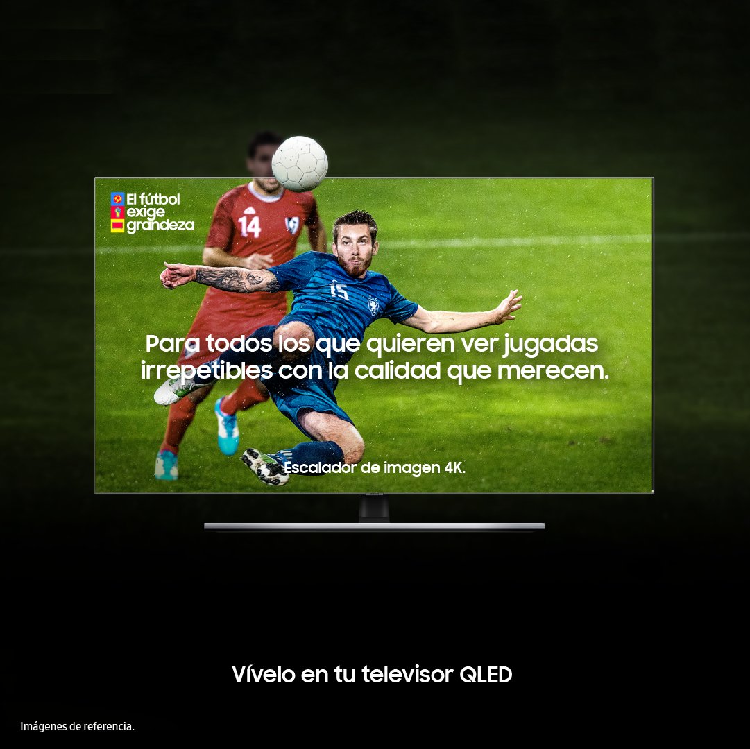 daniari29's tweet photo. Vive la pasión del fútbol con más detalles en cada partido como nunca antes lo has visto en un TV #Samsung Ingresa aquí: https://t.co/3VwDFxz9O7 https://t.co/u0rIe4jyb1