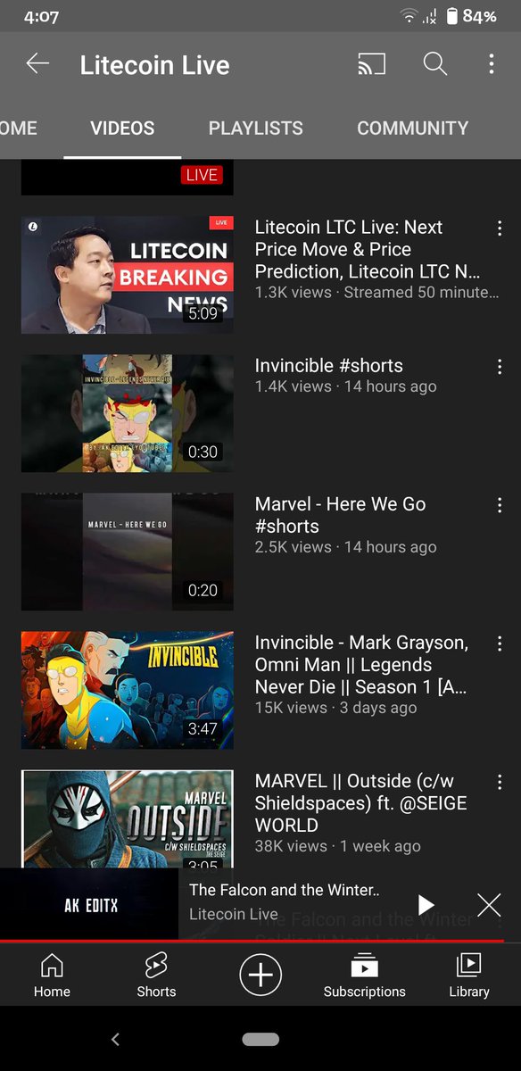 LPartinel's tweet photo. Hey @YouTube and @akeditx_youtube, are y'all sorting this out? The AK EDITX channel got hacked by some cryptocurrency jerks. https://t.co/Qp2eMpegIa