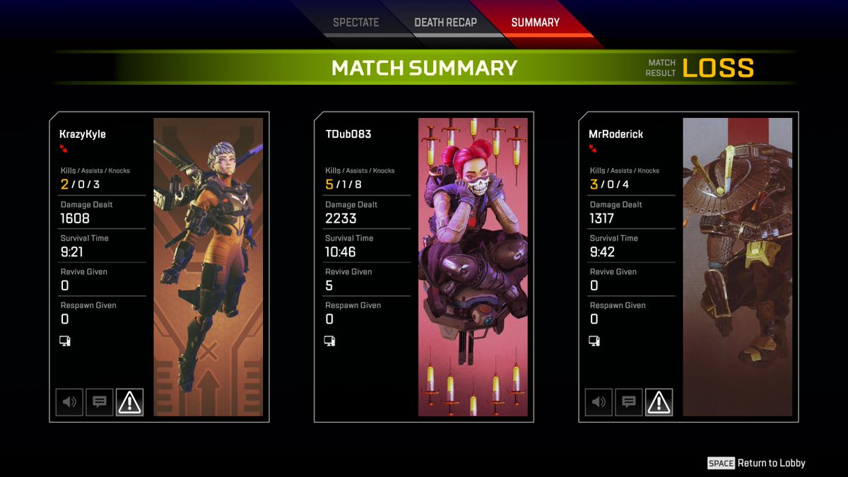 TDub83's tweet photo. Randoms in Arenas don't know how to play elimination game modes. Full Stop #PCGaming #ApexLegends https://t.co/ixsHl5FHRY