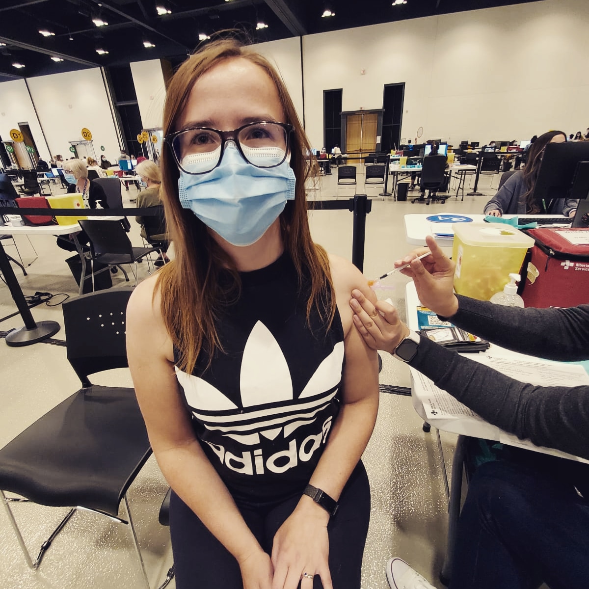 I got my first #COVID19Vaccination shot today!