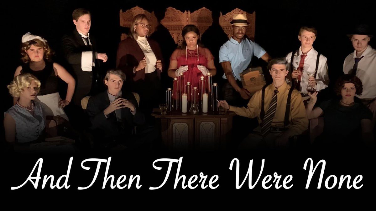 Come out and support the fantastic  #PVHS theater department this week with their performance of “And Then There Were None”! Performances start at 7pm on Thursday, Friday, and Saturday nights and at 4pm on Sunday!