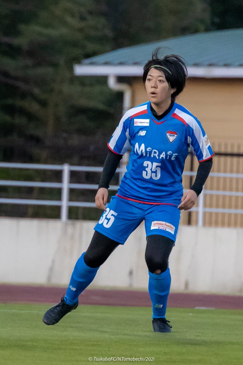 つくばfcオフィシャルカメラマン レディース Tmbc つくばfcレディース 21 背番号35 鈴木朝恵 New 背番号33 犬伏柊萌子 New リリース順 なでしこ2部リーグ 女子サッカー つくばfc Tsukubafc ひたちなか運動公園陸上競技場 撮影21 04 15