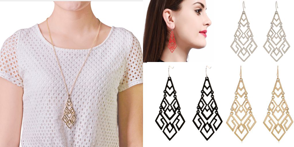 Unique and affordable dangle earrings with various colours> amzn.to/3nuy6wj
Save 50% Off when you apply code NO77JLBA at check out 
Promotion applies to all variation 
<a href="/DEXCEED_JEWELRY/">D EXCEED Jewelry</a>