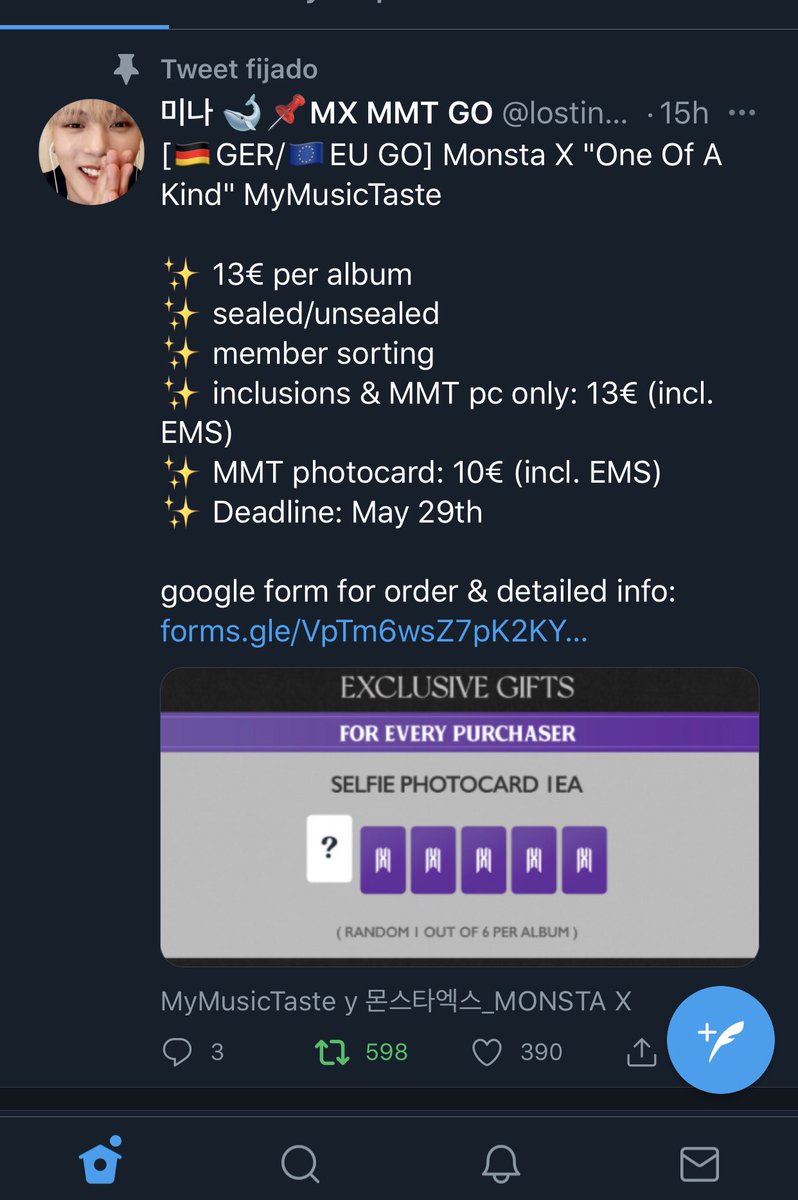 MissLizDaae's tweet photo. @lostinminhyuk @OfficialMonstaX @Official_MX_jp Thanks for organizing this giveaway 🙏🏻 https://t.co/tv6VAtJC3Q