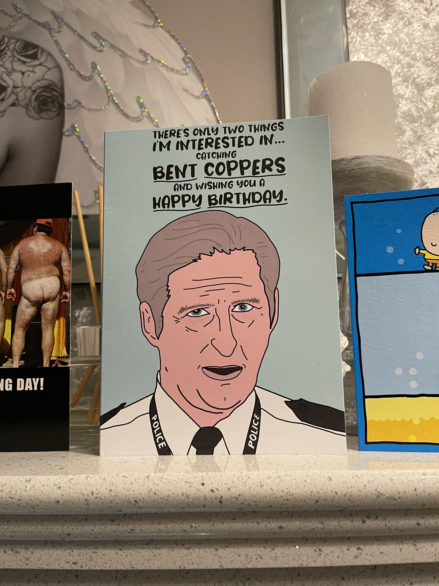   absolutely love my birthday card. Bet you can t wish me happy birthday from AC-12 