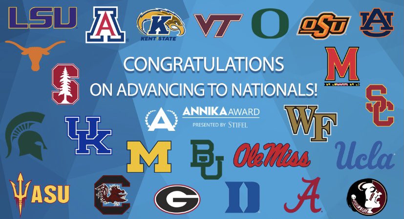 Congrats to the ladies headed to <a href="/GrayhawkGolf/">Grayhawk Golf Club</a> for the 2021 NCAA Championship! See you there!