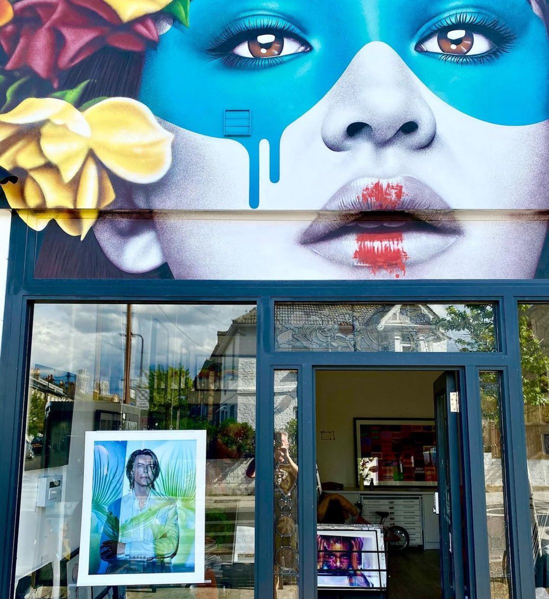 If you are a #davidbowie fan pass by the gallery to see two stunning portraits by Tim Bret Day. Those are  from #bowie’s Hours album session. you can also see those prints on our site.  jgcontemporary.art