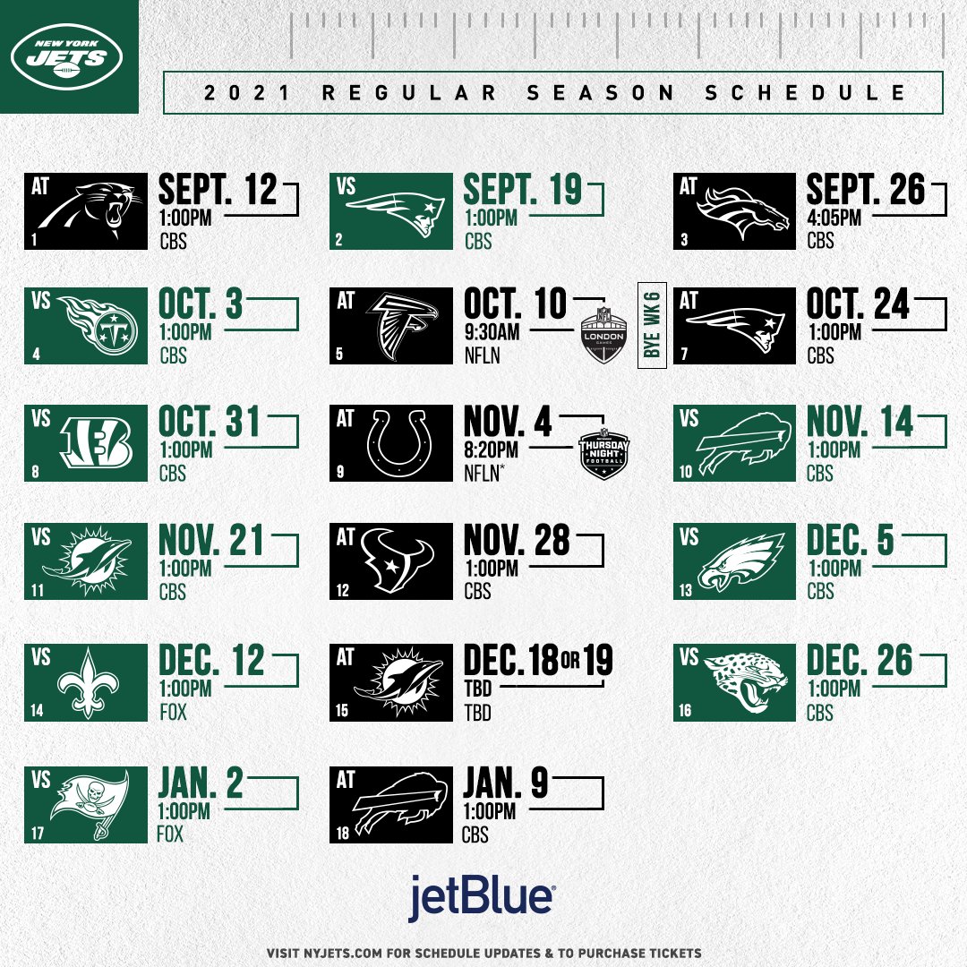 jets games 2021