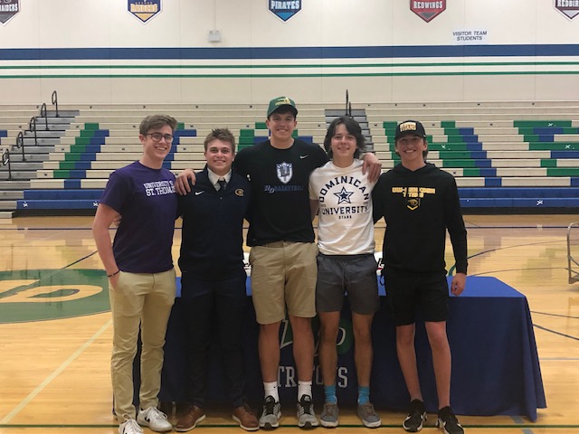 NDATritonSports's tweet photo. Five Colleges and Universities are getting Five new leaders as these young gentlemen move on to their Athletic life after HS. The NDA Athletic Department wishes we had 4 more years with U but we know U are well prepared and wish you nothing but luck! We know U will be successful! https://t.co/KvjBcnJVl4