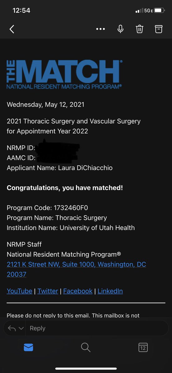Laura DiChiacchio, MD, PhD (@dichiacchiomd) on Twitter photo I am over the moon to have matched today into cardiothoracic surgery fellowship at <a href="/UofUSurgery/">UofUSurgery</a> <a href="/UofUHealth/">University of Utah Health</a>. I cannot wait to work with <a href="/TomVargheseJr/">Tom Varghese Jr. MD, MS, MBA, FACS, MAMSE πΊπΈ</a>, <a href="/saraj_pereira/">Sara Pereira MD</a>, <a href="/CSelzman/">Craig Selzman</a>, my soon-to-be co-fellow <a href="/AmmarAsban/">Ammar Asban</a>, and the rest of the team!!! I am over the moon to have matched today into cardiothoracic surgery fellowship at <a href="/UofUSurgery/">UofUSurgery</a> <a href="/UofUHealth/">University of Utah Health</a>. I cannot wait to work with <a href="/TomVargheseJr/">Tom Varghese Jr. MD, MS, MBA, FACS, MAMSE πΊπΈ</a>, <a href="/saraj_pereira/">Sara Pereira MD</a>, <a href="/CSelzman/">Craig Selzman</a>, my soon-to-be co-fellow <a href="/AmmarAsban/">Ammar Asban</a>, and the rest of the team!!!