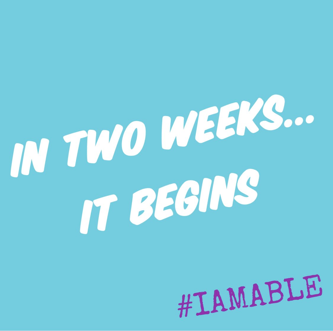 IAmAbleFdn's tweet image. Empower. Squash stigmas. Change is coming. Together something beautiful is about to happen.  @TheAaronWolf #IAMABLE