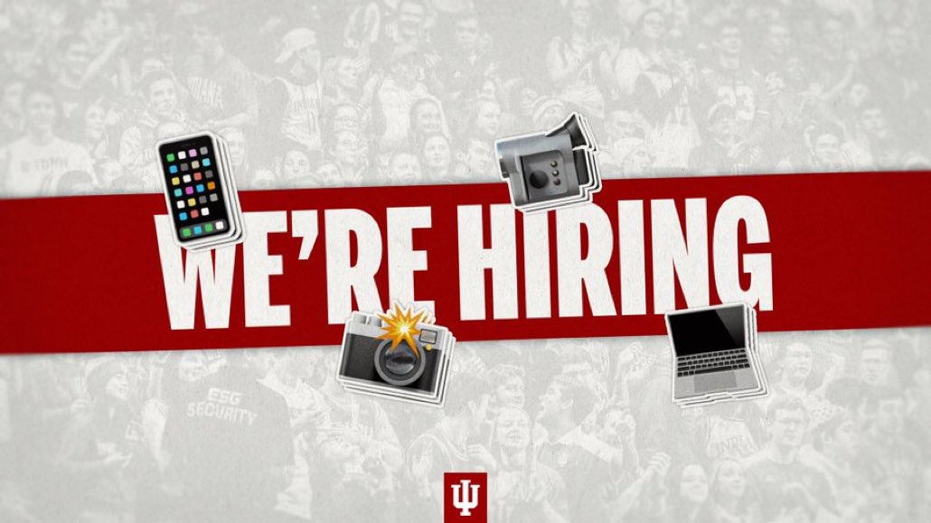 Apply now! We’re still accepting applications for undergraduate interns: IUHoosiers.com/CCInterns.