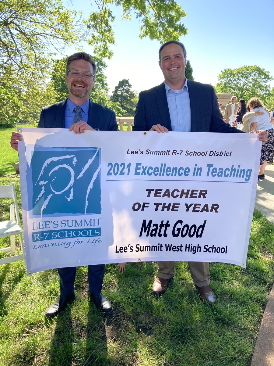 DrKaylaMaid's tweet photo. Congrats to Titan Family Member and now @LSR7 Teacher of the Year, Matt Good! https://t.co/0EebO7kzBG