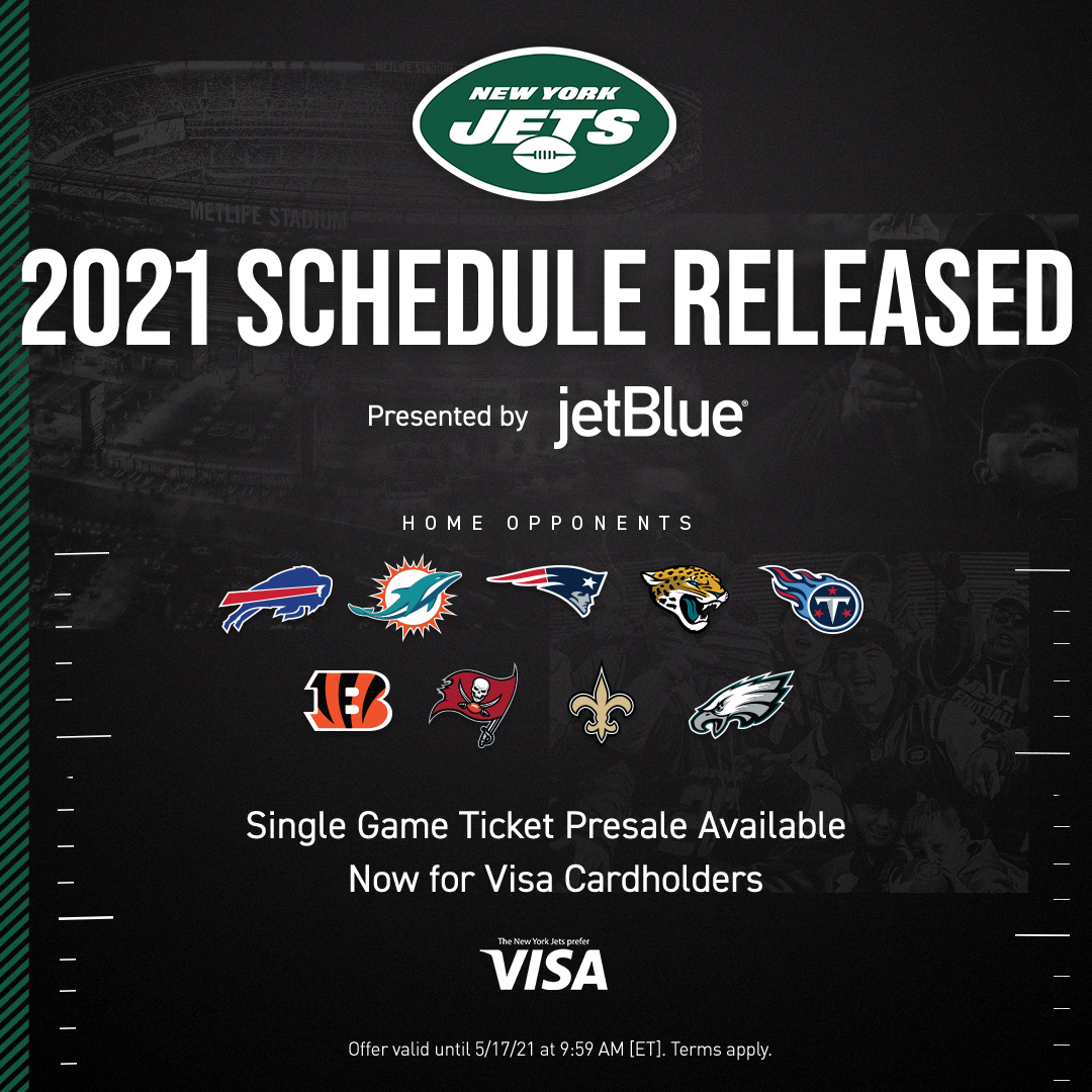 New York Jets on Twitter "🚨 TICKET PRESALE IS LIVE 🚨 Go get 'em https