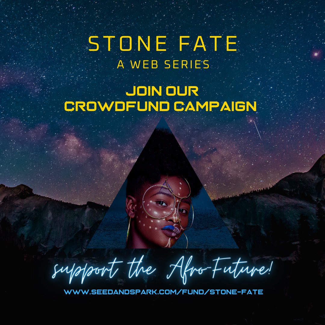 c_moniquewrites's tweet photo. Looking for Black stories that aren’t rooted in oppression &amp; struggle? We got you!!! The Black Writer’s Collective has launched our crowdfund campaign for the pilot episode of #StoneFate, a genre-hopping, #AfroFuturist series.  Click the link to donate👉🏾 https://t.co/p0Jp1ji1j7 https://t.co/GeMSQ75QP5