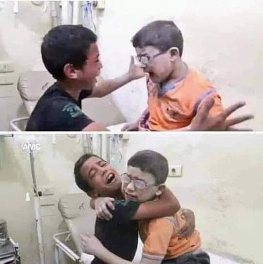 AbdallhHashem2's tweet photo. Two brothers from Gaza, one of them thought that the other had died during the bombing, but it was a surprise ❤

#Gaza_under_attack #StandForPalestine #freepalastine #IsraelTerrorist #Gaza_under_attack_now #IsraeliTerrorism #SheikJarrah https://t.co/zpKkYUNoSC