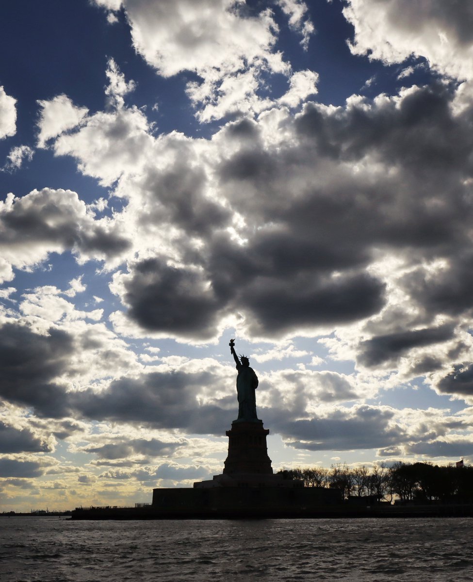 GaryHershorn's tweet photo. Out in the harbor with @NYmediaBoat Wednesday afternoon in New York City #newyork #newyorkcity #nyc @StatueEllisNPS @agreatbigcity https://t.co/wFMJJAPlum