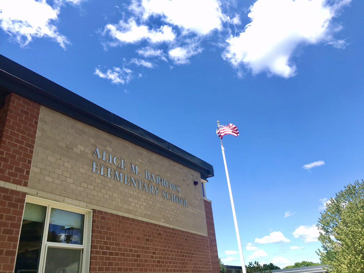 Beautiful day today! <a href="/BarrowsSchool/">Barrows Elementary School</a>