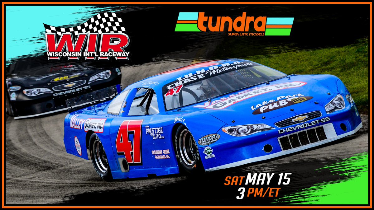 Racing America (@racingamerica) on Twitter photo The <a href="/TUNDRAslms/">TUNDRA Super Lates</a> are headed to <a href="/WIRmotorsports/">Wis Int'l Raceway</a> on Saturday, May 15.
Watch LIVE at 3:00 PM ET at: s51.tv/WIRMay15 The <a href="/TUNDRAslms/">TUNDRA Super Lates</a> are headed to <a href="/WIRmotorsports/">Wis Int'l Raceway</a> on Saturday, May 15.
Watch LIVE at 3:00 PM ET at: s51.tv/WIRMay15