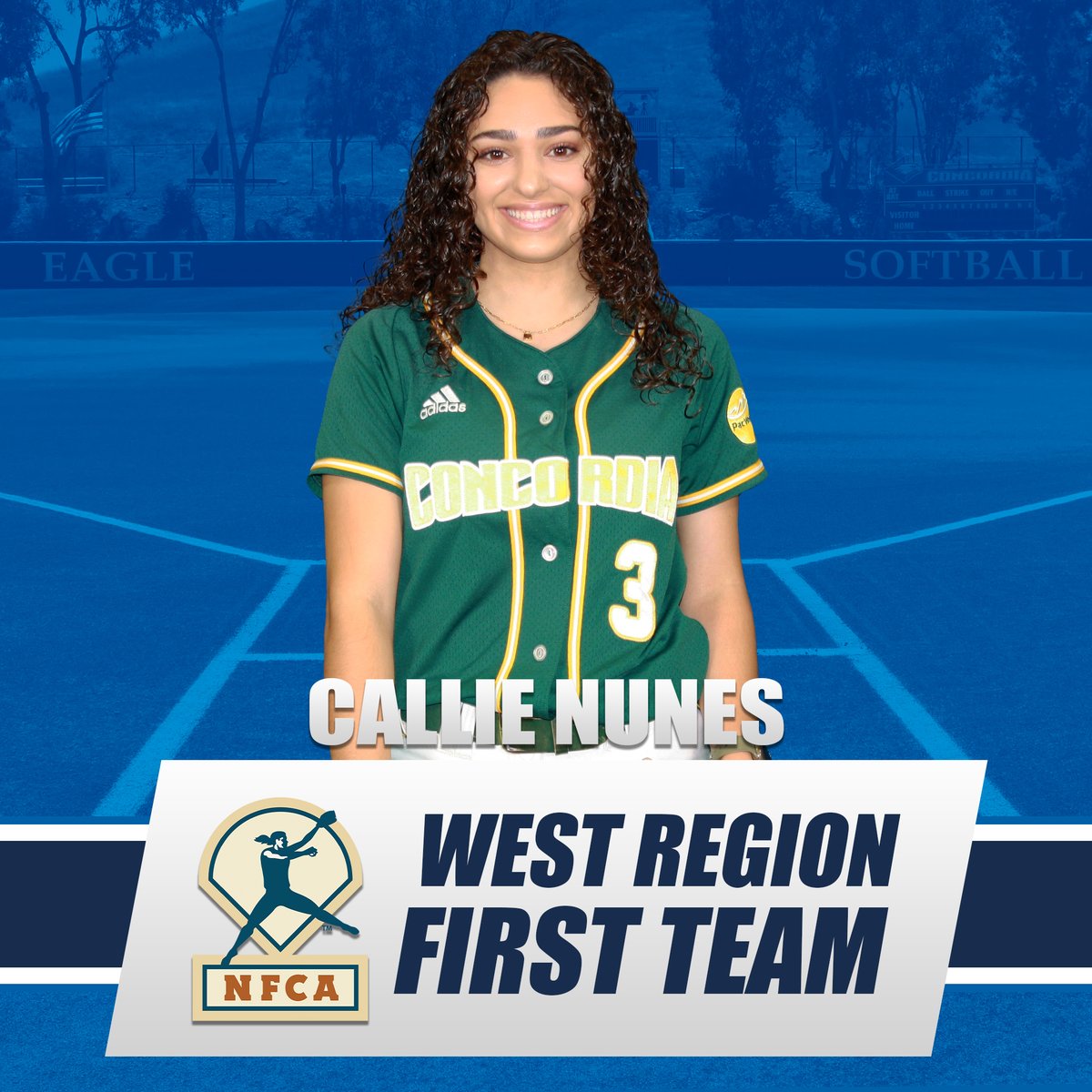 cuigoldeneagles's tweet photo. How about this quartet!!!! Congrats to these four Eagles for making the @NFCAorg All-Region First Team! Way to represent @cuisoftball ! 📣🥎🦅 https://t.co/ynIKUmxCdx