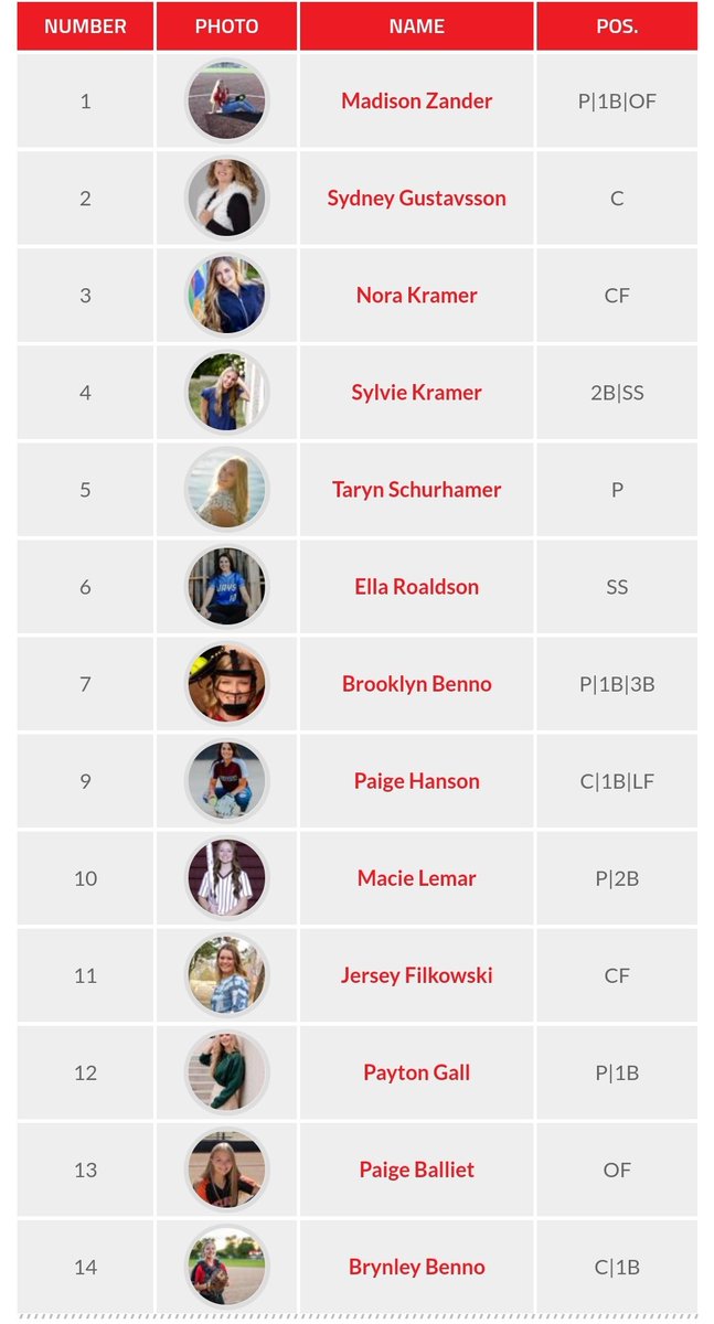 ndsballstars's tweet photo. The 2021 @SCHEELS Softball All-Stars! https://t.co/OsY3HcDtkh