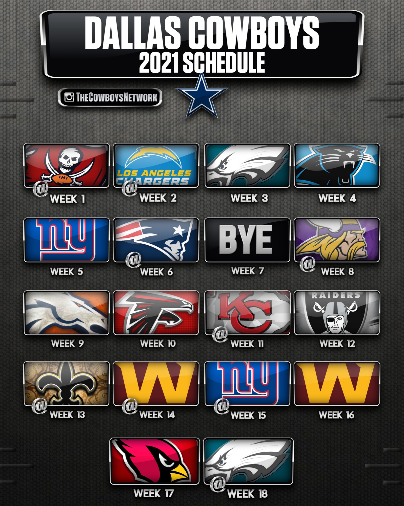 Total 99+ imagen dallas cowboys game schedule Viaterra.mx