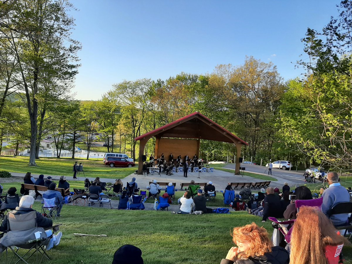 Jazz in the park!  SV jazz ensembles perform their spring concert at the Zelienople Park Amphitheater!