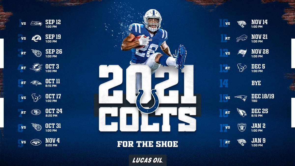 Colts's tweet photo. This is literally our biggest season ever. #ForTheShoe https://t.co/R8iuaNDiXU