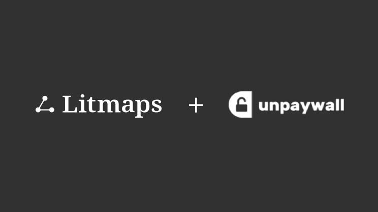 Reading open access PDFs inside Litmaps is now possible thanks to our integration with <a href="/unpaywall/">Unpaywall</a> (1/3)

#phdvoice #phdlife #openaccess #AcademicChatter #literaturereview #canihazpdf #visualization