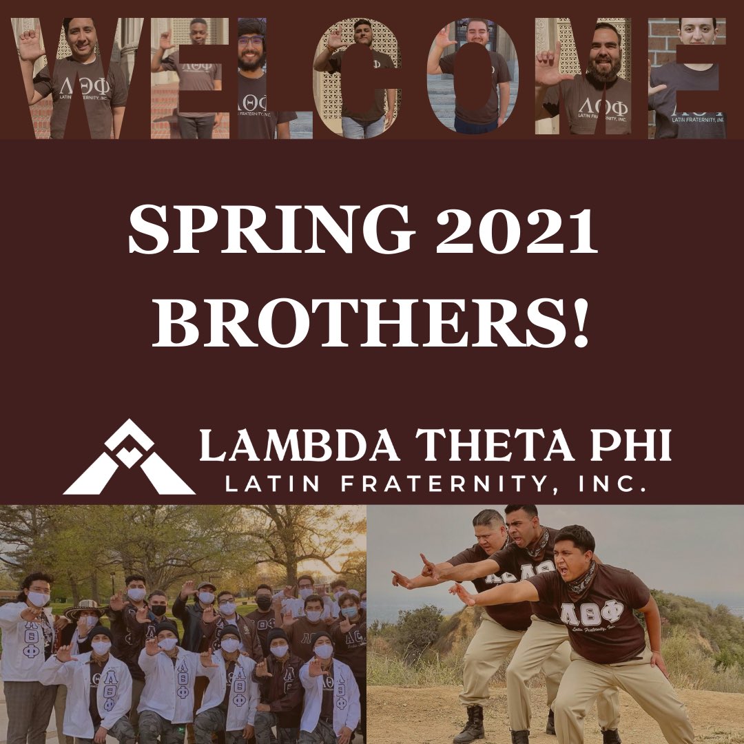 Lambdas1975's tweet photo. Welcome to all our Spring 2021 brothers! 

As many of our members say, the real pledging begins now! 

Let’s keep moving Lambda forward. 

#Lambdas #LambdaThetaPhi #ΛΘΦ #LeadersoftheLatinoGreekMovement #Lambda1975 #Spring2021 https://t.co/p5gboAa2F3