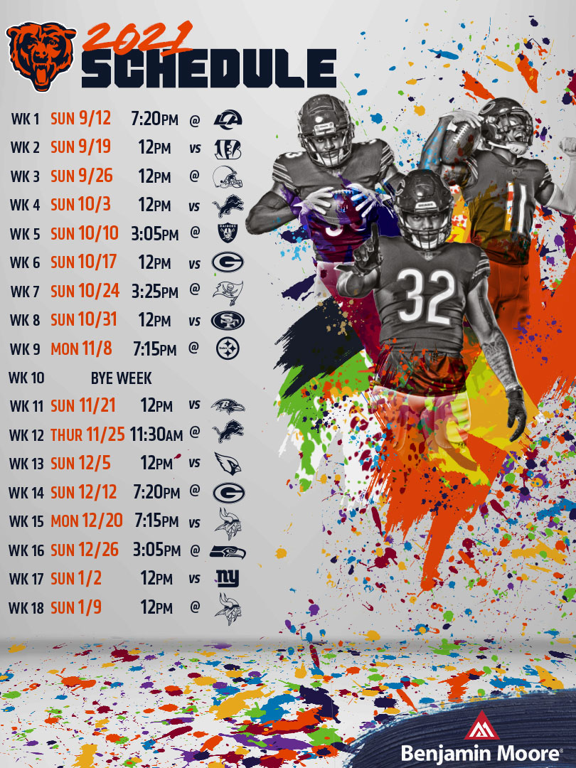 Chicago Bears Schedule 2022 