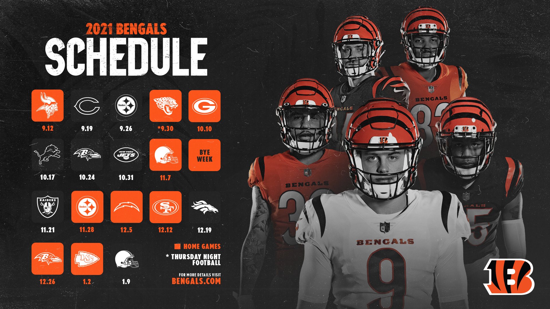 Cincinnati Bengals on X: 'Our #NewStripes 2021 Tour 