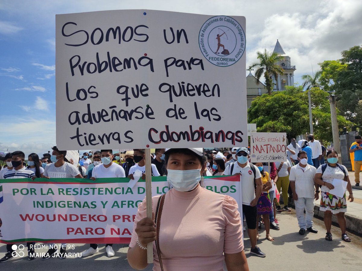 #FedeorewaOficial (@fedeorewach) on Twitter photo #MingaNacional
Este 12 de Mayo los Pueblos Indígenas del Chocó, nos movilizamos para exigir al gobierno de <a href="/IvanDuque/">Iván Duque 🇨🇴</a> el cese a la violencia en los territorios Indígenas de esta región del país.<a href="/ONUHumanRights/">ONU Derechos Humanos Colombia</a> <a href="/ONIC_Colombia/">Organización Nacional Indígena de Colombia - ONIC</a> <a href="/comisionetnica/">Comisión Étnica PAZ</a> @M_IndigenaChoco <a href="/MPCindigena/">Mesa Permanente de Concertación Indígena - MPC</a> #MingaNacional
Este 12 de Mayo los Pueblos Indígenas del Chocó, nos movilizamos para exigir al gobierno de <a href="/IvanDuque/">Iván Duque 🇨🇴</a> el cese a la violencia en los territorios Indígenas de esta región del país.<a href="/ONUHumanRights/">ONU Derechos Humanos Colombia</a> <a href="/ONIC_Colombia/">Organización Nacional Indígena de Colombia - ONIC</a> <a href="/comisionetnica/">Comisión Étnica PAZ</a> @M_IndigenaChoco <a href="/MPCindigena/">Mesa Permanente de Concertación Indígena - MPC</a>