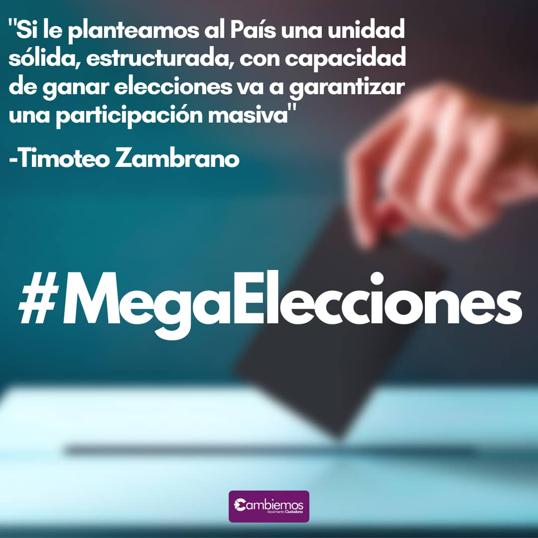 cambiemos_lara's tweet photo. #Megaelecciones El nuevo CNE es la vía para que, con el voto, hagamos del rechazo al gobierno la materia prima de la nueva mayoría política con los pies en la tierra y en función del pueblo venezolano
#CambiemosAhora

@TimoteoZambrano @cambiemosmc1 https://t.co/mbmSRFG7S6