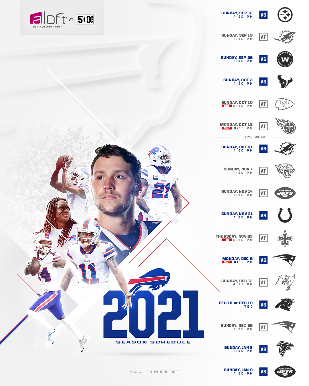 Buffalo Bills on X: ICYMI: Here's the 2014 #Bills schedule http