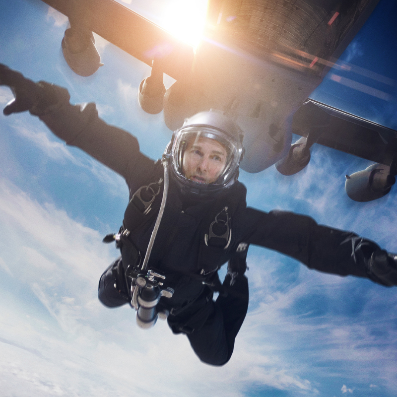 Skydance's tweet photo. These stunts are real. Follow Skydance to see more Mission: Impossible!